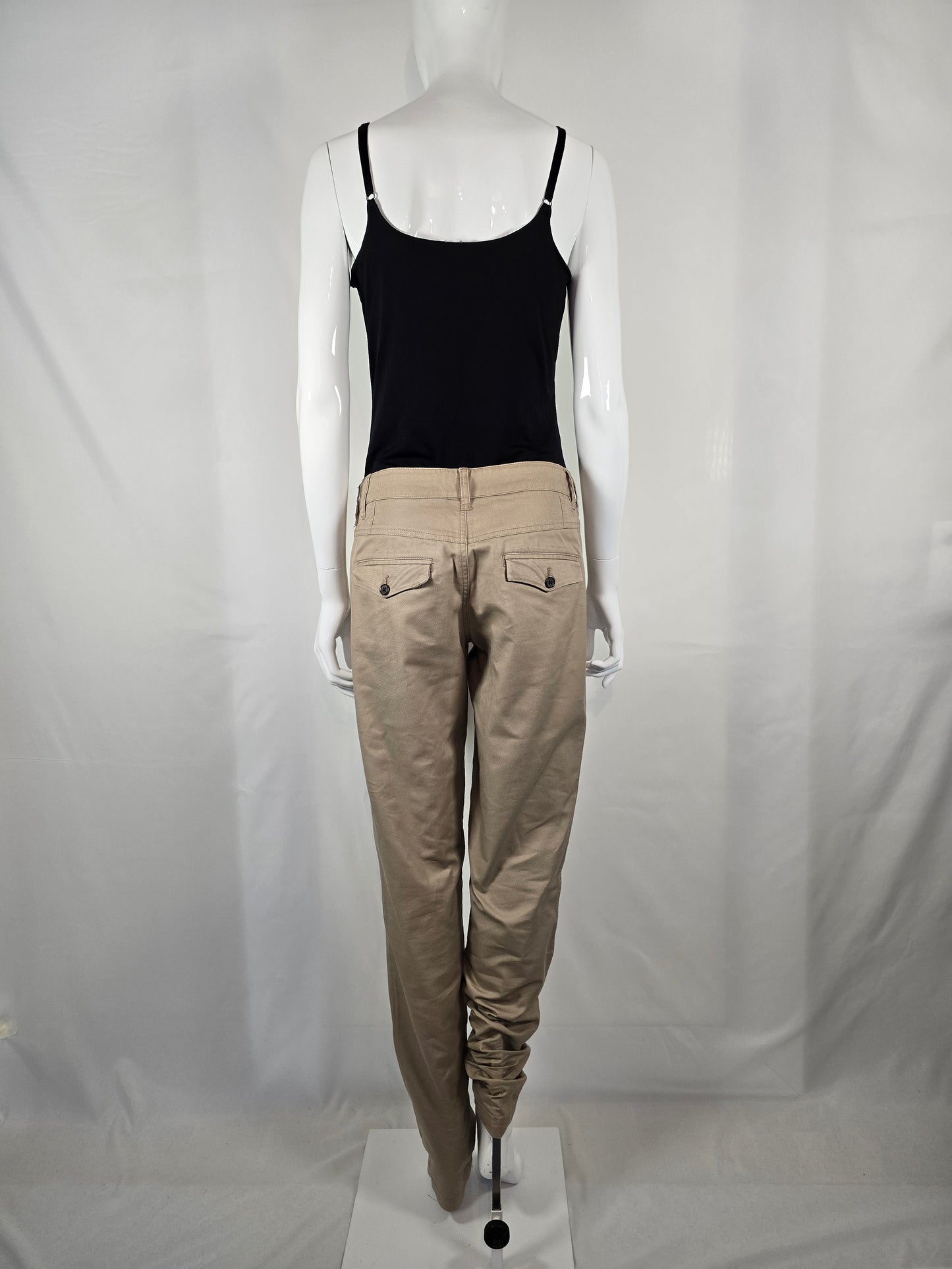 Chinohose für Damen, beige, Grösse 34