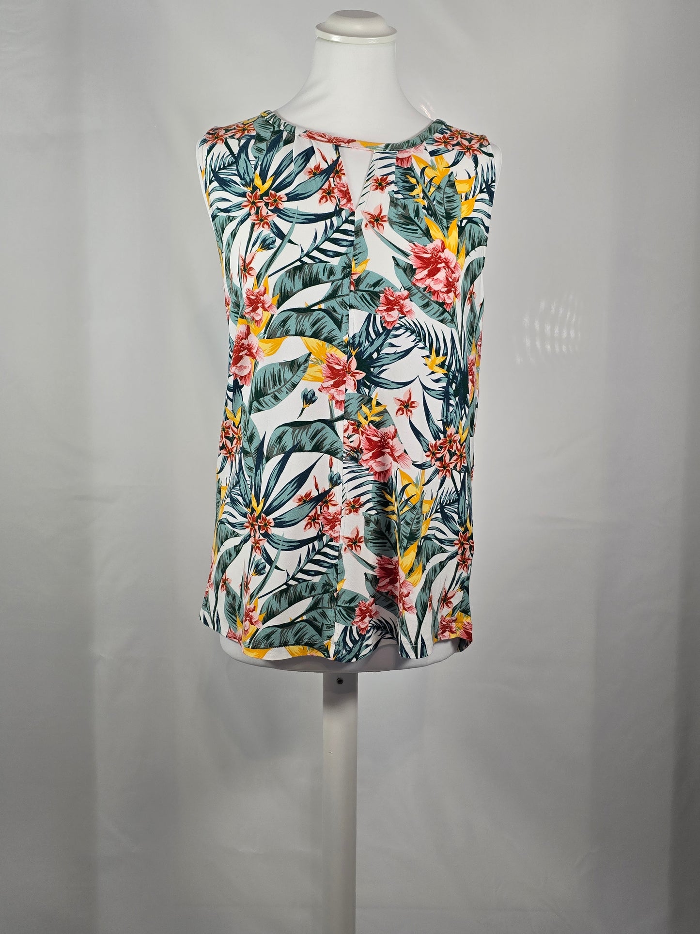 Geblümtes Sommer-Top von Tom Tailor – Grösse M