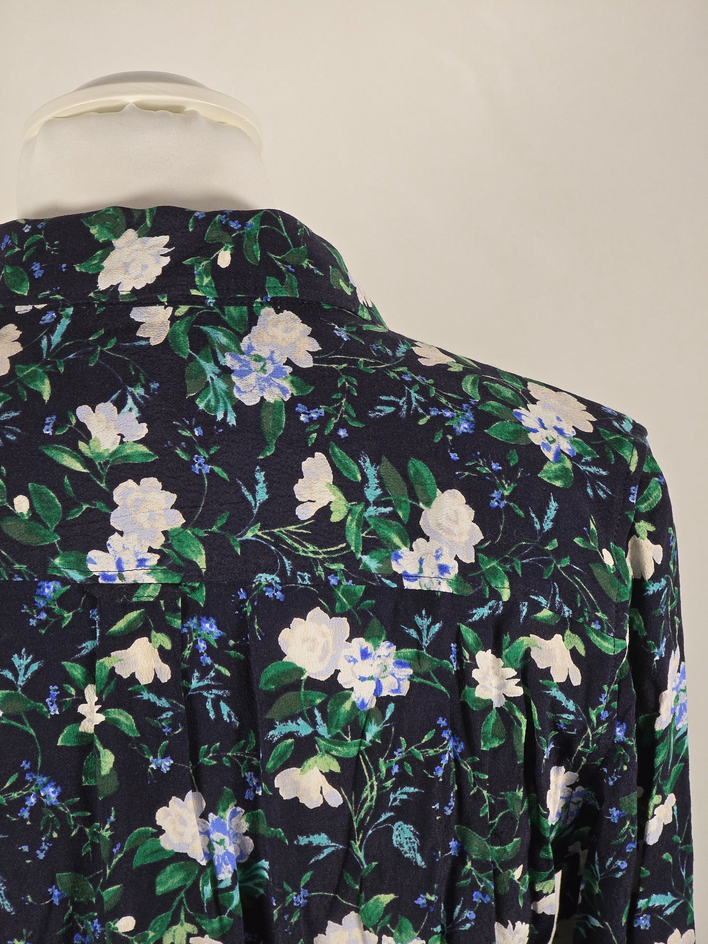 Hemdblusenkleid mit Blumenprint von Gant, Grösse 34