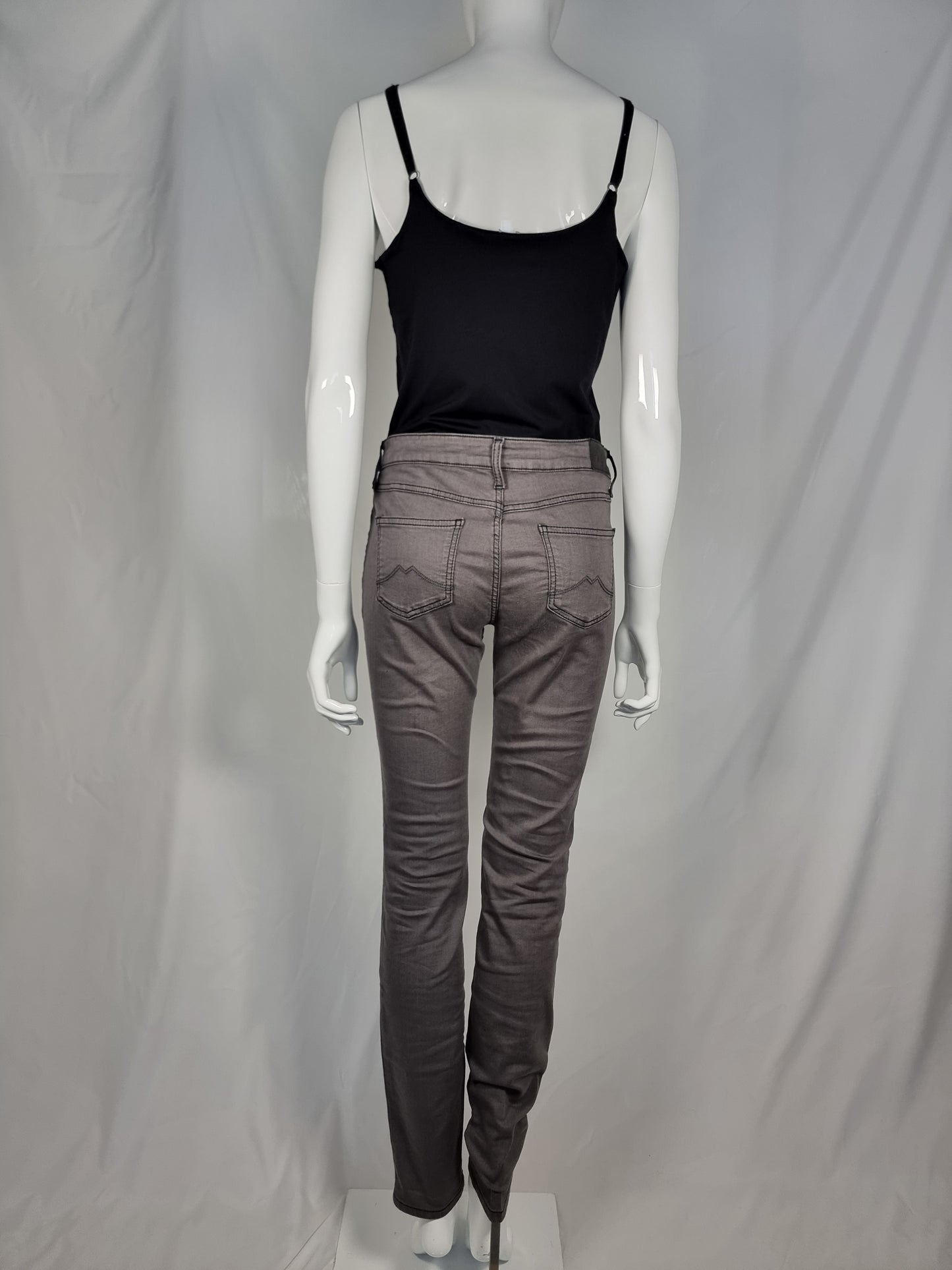 Damen Hose lang Mustang 30/32 grau