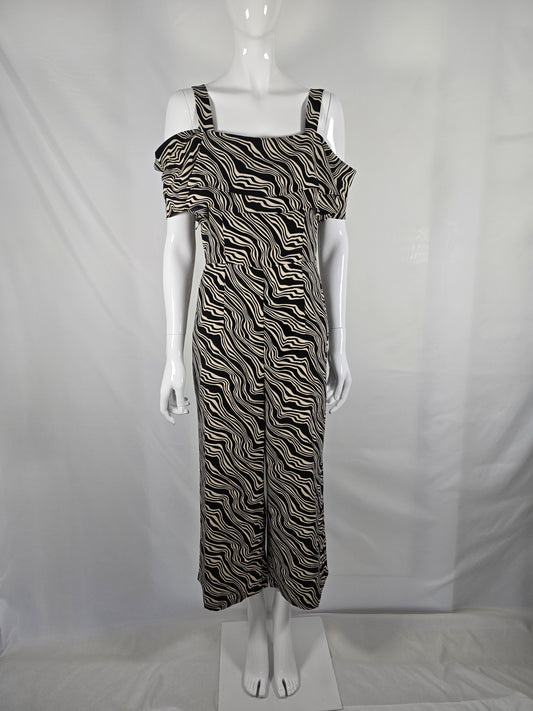 Gemusterter Jumpsuit von Tom Tailor – Grösse 38