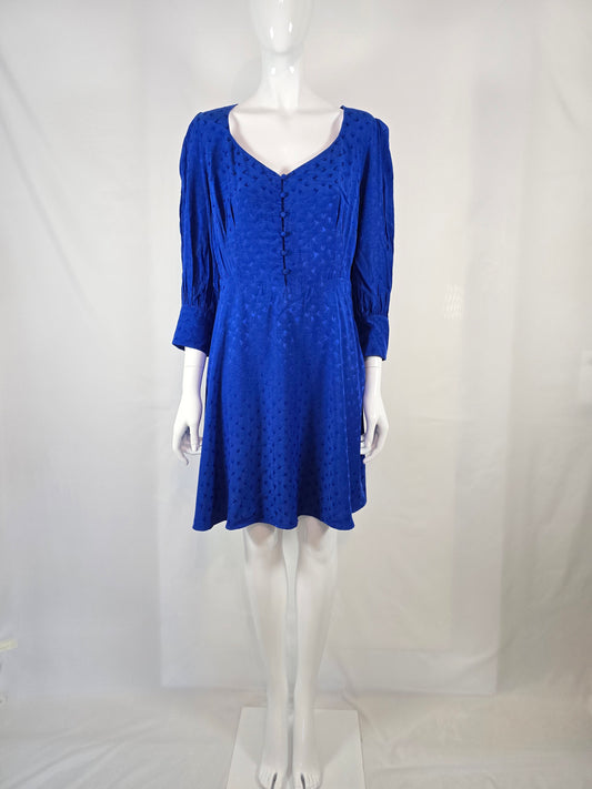 Blaues Kleid von NafNaf – Grösse 42