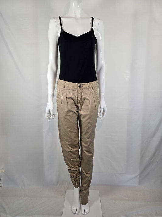 Chinohose für Damen, beige, Grösse 34