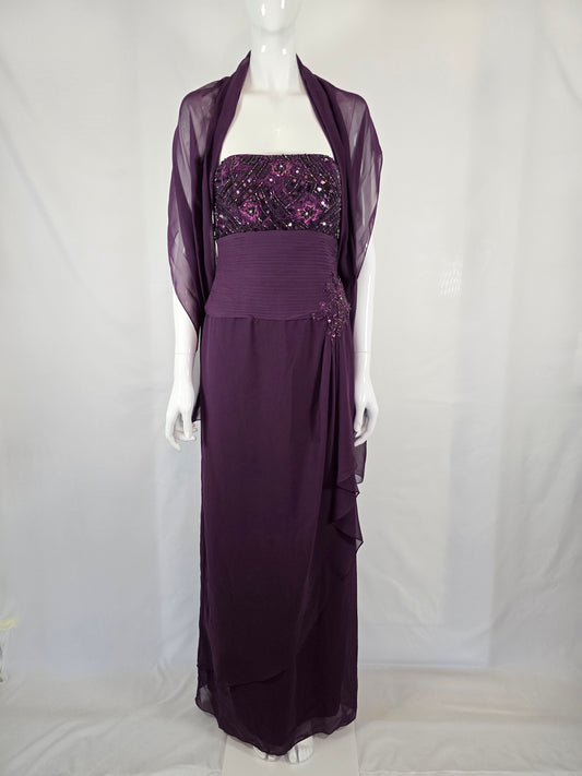 Abendkleid Modissa Glam Grösse 36