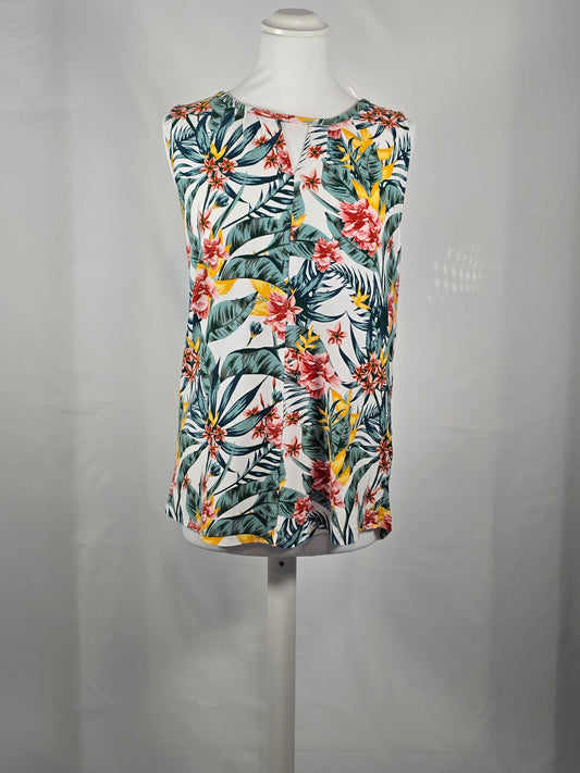 Geblümtes Sommer-Top von Tom Tailor – Grösse M