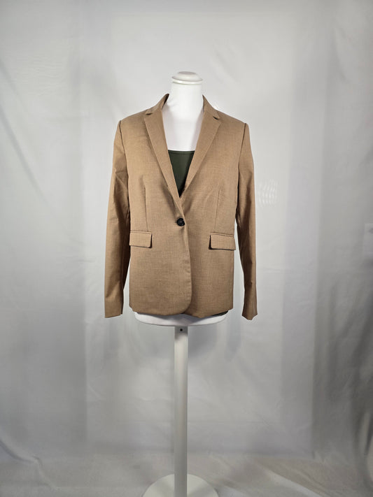 zeitloser Damen-Blazer, beige, Grösse 38