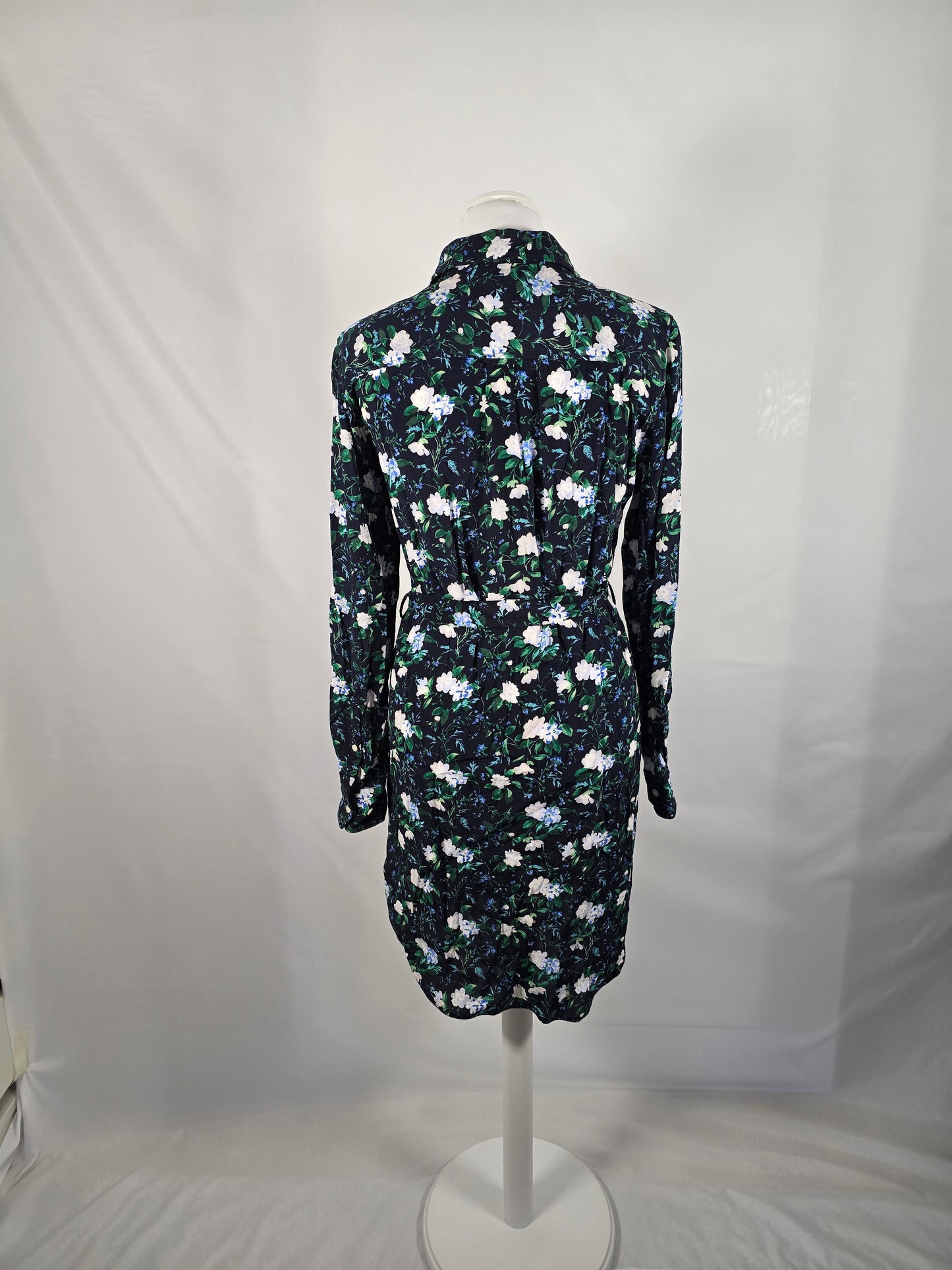Hemdblusenkleid mit Blumenprint von Gant, Grösse 34